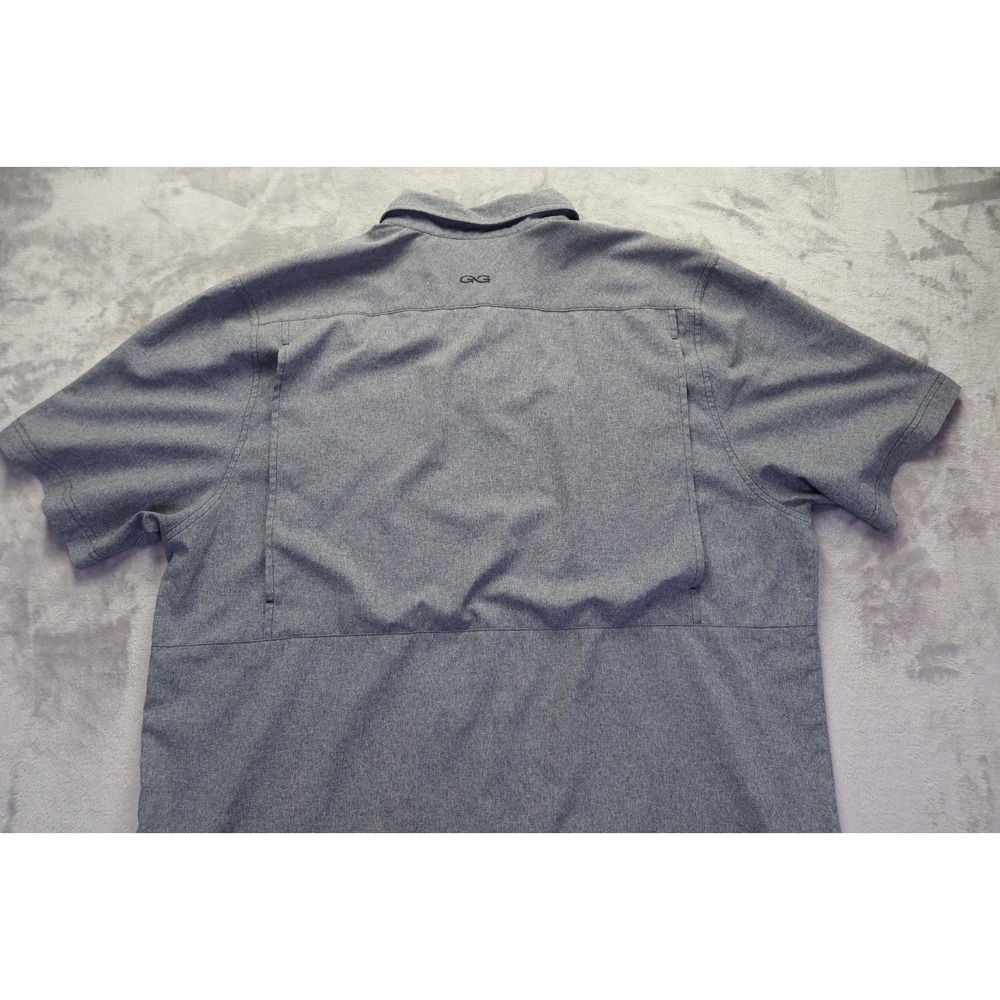 GameGuard Outdoors Gray Button Up Shirt Men's Size‎ XL Firefly - Picture 6 of 10